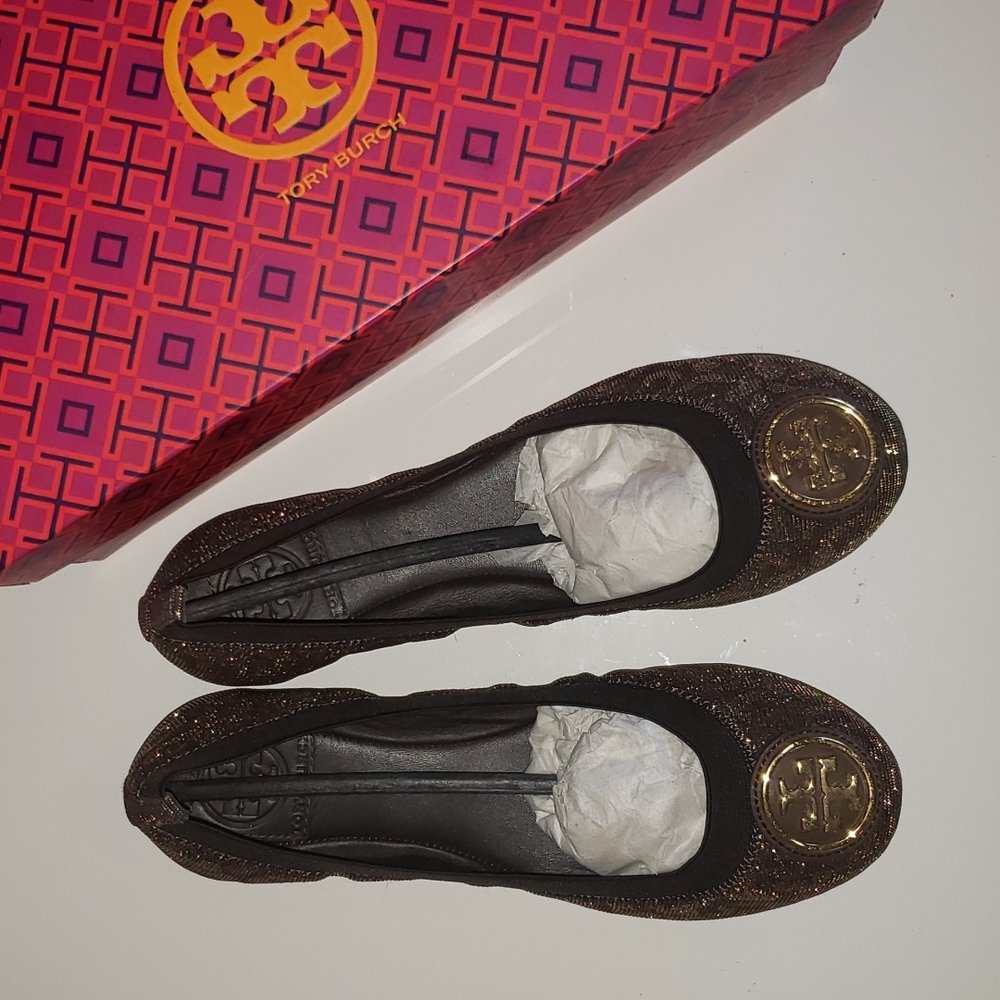 Tory Burch Leopard Flats